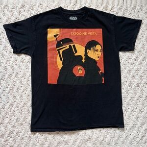 Star Wars MAD Engine T-Shirt - Tatooine Vista Pattern - Size Unisex Medium